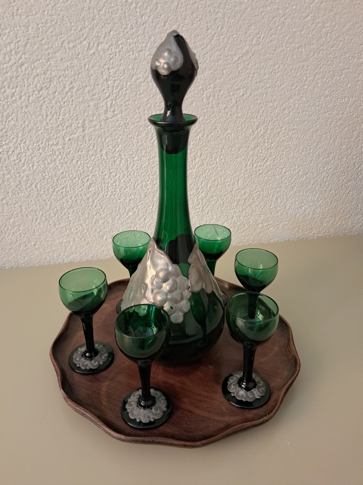 Karaf met 6 glaasjes, Antiek en Kunst, Ophalen of Verzenden