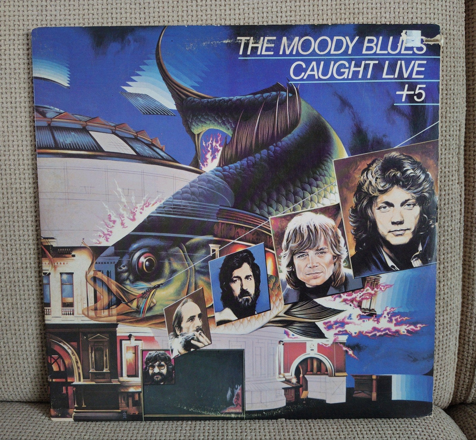 The Moody Blues - Caught Live, Cd's en Dvd's, Vinyl | Rock, Ophalen of Verzenden, Zo goed als nieuw, 12 inch, Poprock