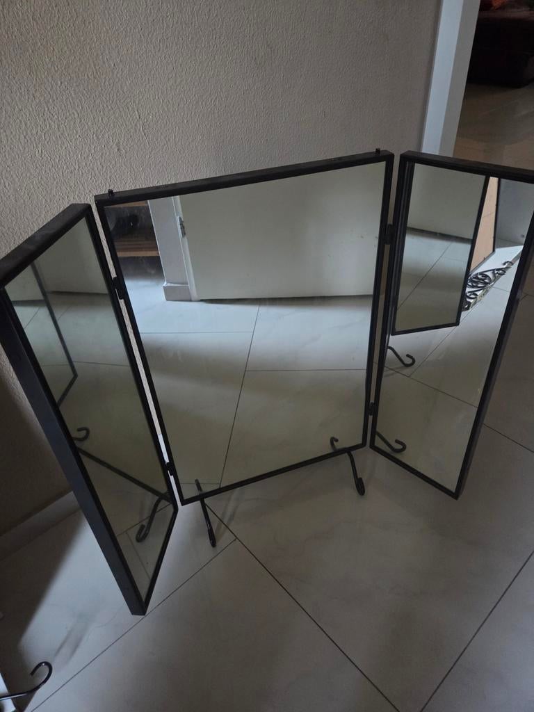 Zgan spiegel, Ophalen, Zo goed als nieuw, Minder dan 100 cm, Rechthoekig