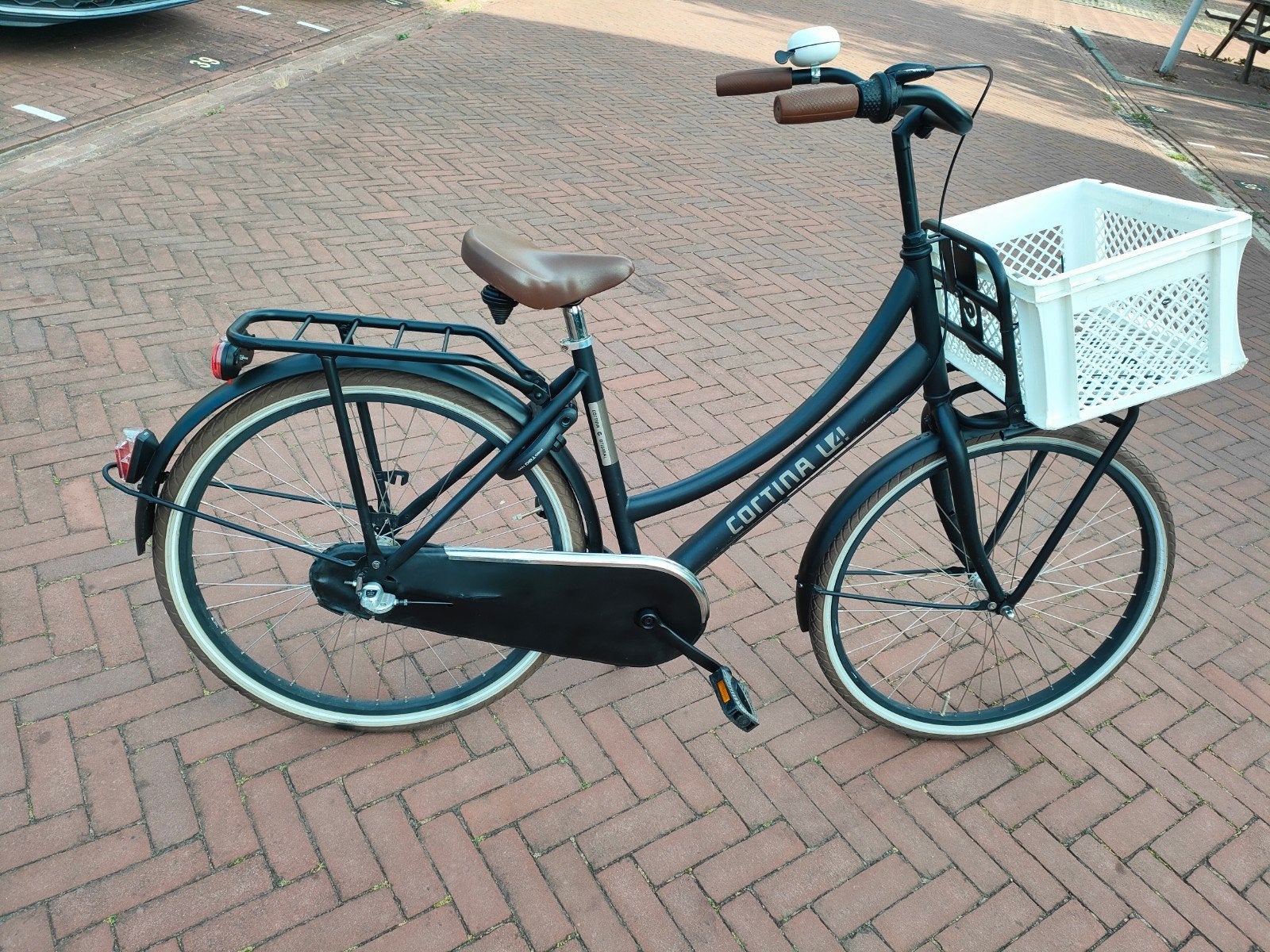 Cortina U4 transport fiets 26 inch met 3 versnelling, Terugtraprem, Cortina U4 Transport, 47 tot 50 cm, Versnellingen