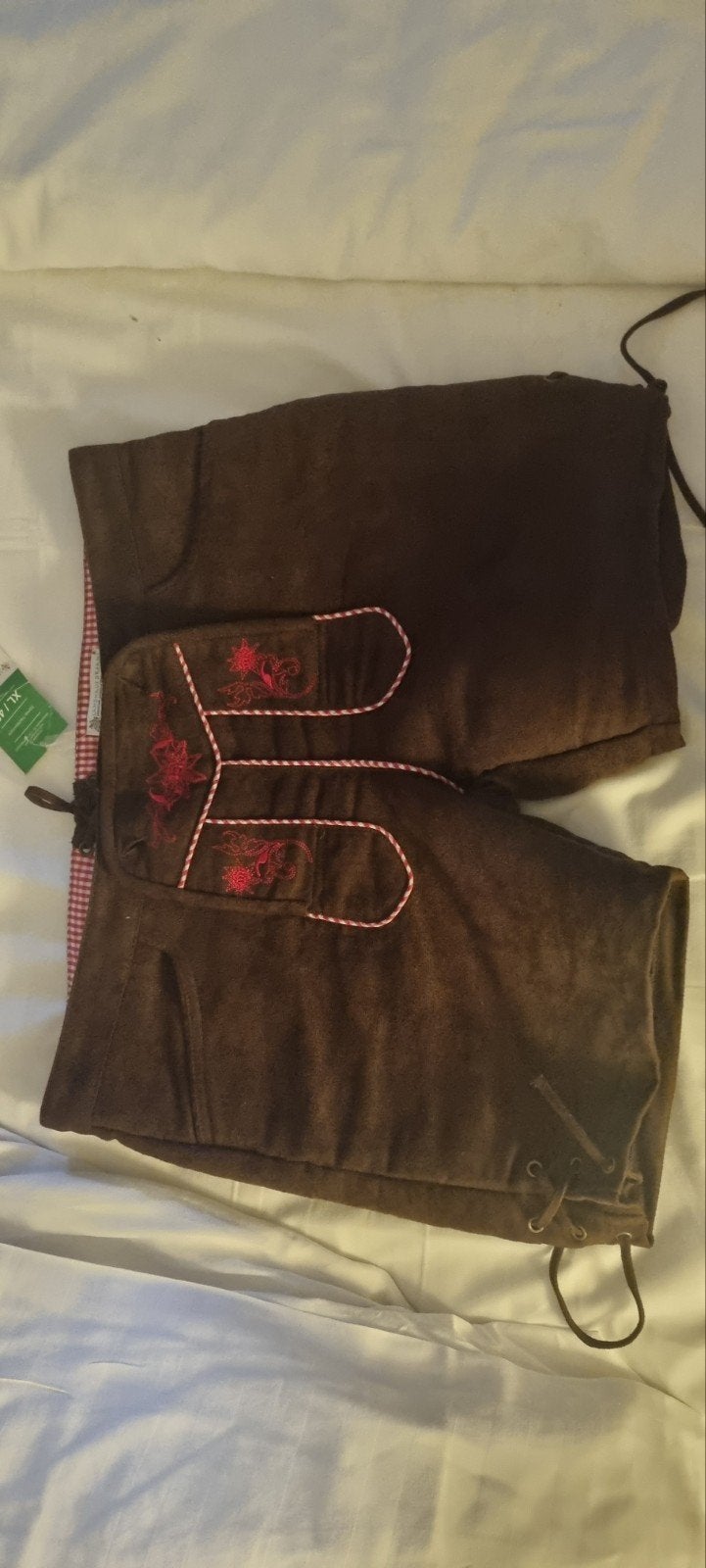 Nieuwe Landhaus Dreams Dames Lederhose Maat 42 (XL), Bruin, Maat 42/44 (L), Nieuw, Ophalen of Verzenden