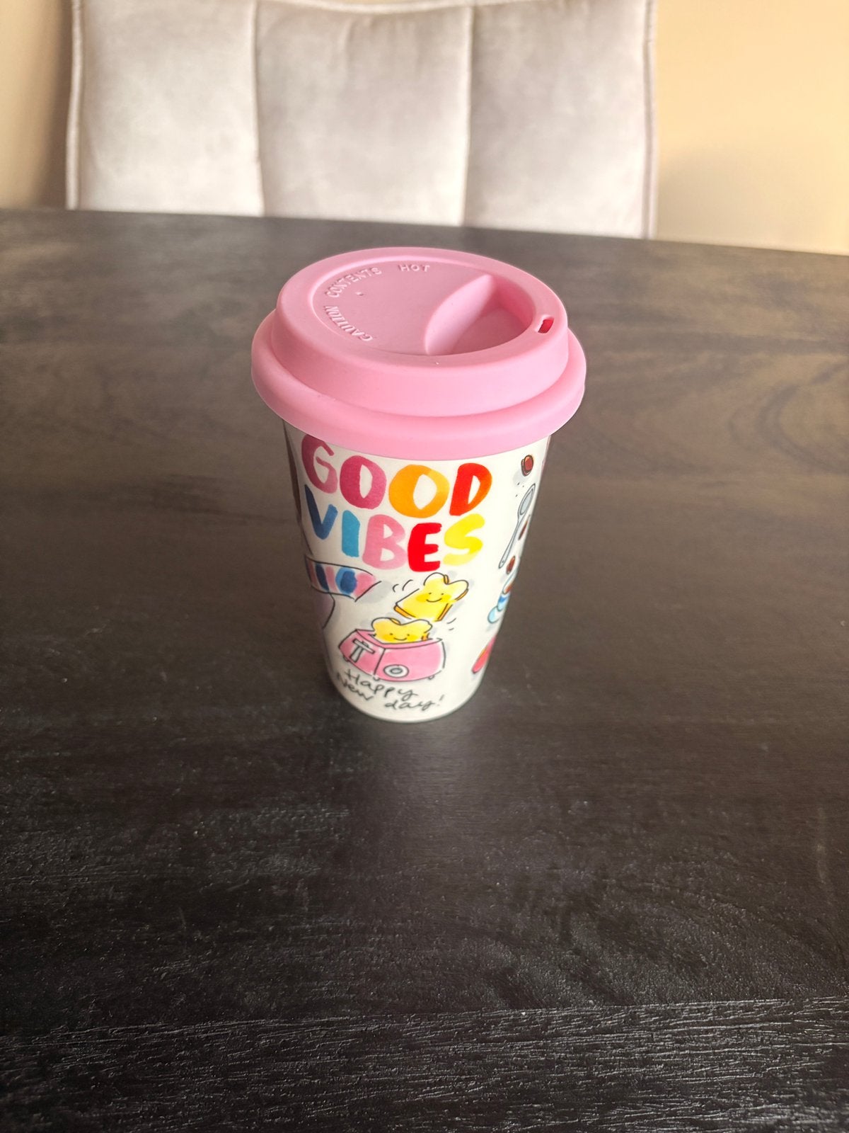 To go beker Blond Amsterdam, Huis en Inrichting, Keuken | Servies, Blond Amsterdam, Ophalen of Verzenden, Zo goed als nieuw, Kop(pen) en/of Schotel(s)