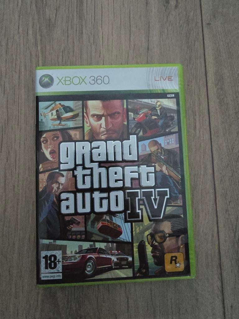 GTA 4 Xbox 360 inclusief plattegrond, Avontuur en Actie, Online, Gebruikt, Vanaf 18 jaar