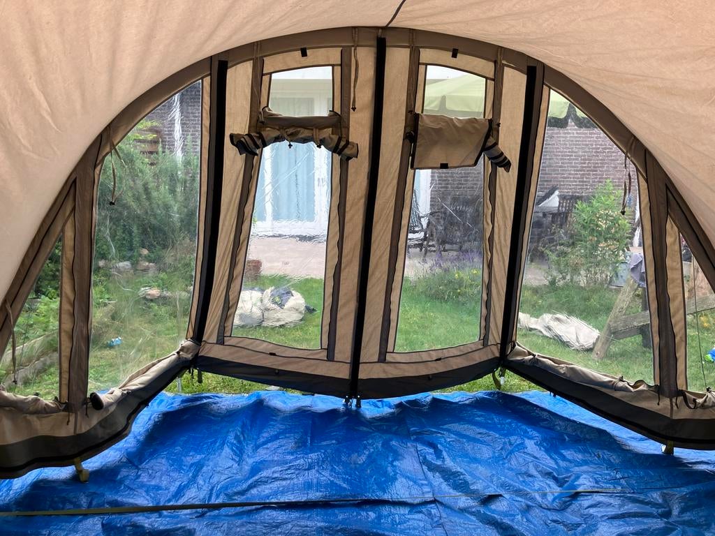 Nomad Bantu IV Air- 4-pers tent met 2 slaapcabines + porch, Ophalen, Gebruikt, Tot en met 4