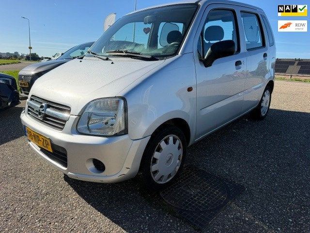 Opel Agila 1.2-16V Essentia Stuurbekrachtiging Nieuwe APK, Voorwielaandrijving, Stof, Origineel Nederlands, Bedrijf