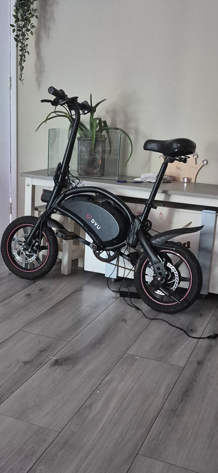DYU D3+ Opvouwbare E-Bike - Compact en Krachtig, Gebruikt, Minder dan 47 cm, 30 tot 50 km per accu, Ophalen