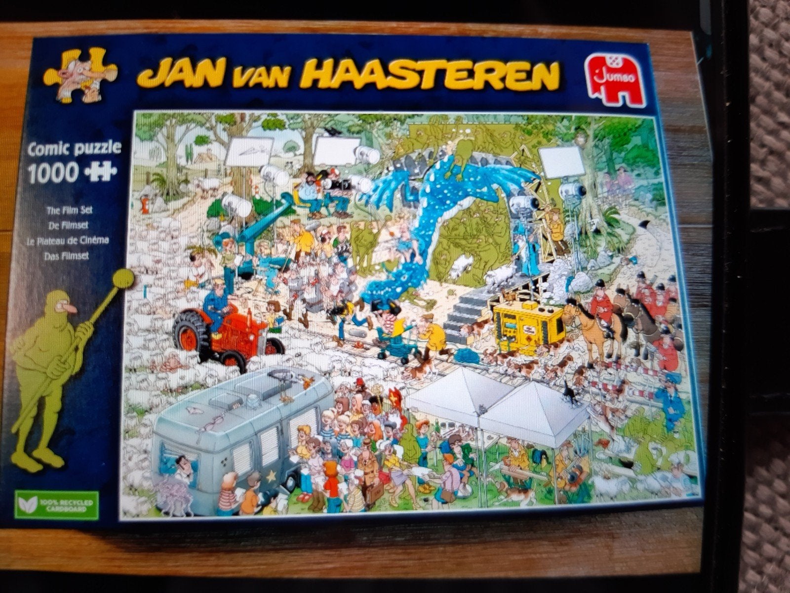 PUZZEL JAN VAN HAASTEREN ( De Filmset )., Ophalen, 500 t/m 1500 stukjes, Zo goed als nieuw