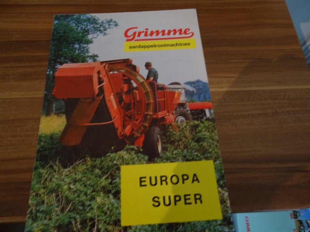 Grimme Aardappelrooimachines folder, Ophalen of Verzenden, Nieuw, Folder