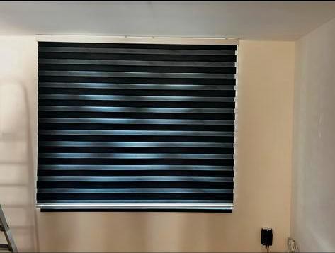 Duo rolgordijn zwart 220/180 dag/nacht rolgordijn JYSK, Huis en Inrichting, Stoffering | Gordijnen en Lamellen, Ophalen, 200 cm of meer