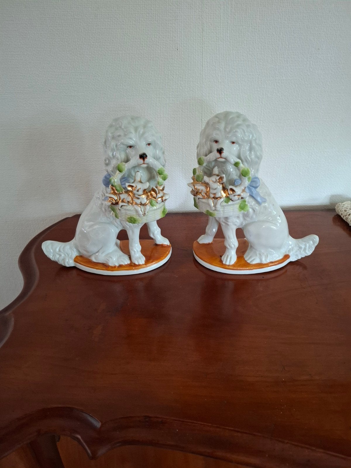 hoeren honden porselein puntgaaf/beeldjes, Ophalen, Zo goed als nieuw, Dier