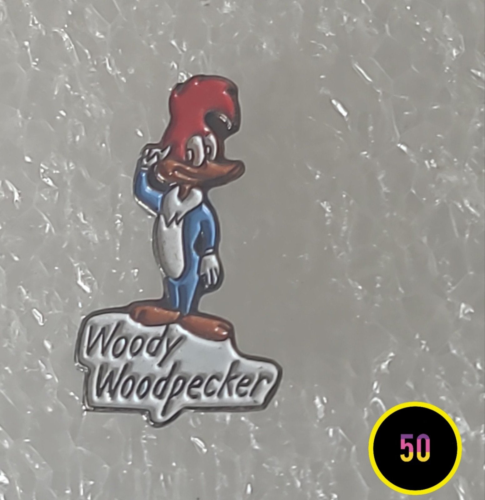 Woody Woodpecker Pin - Vintage Cartoon Speldje, Verzenden