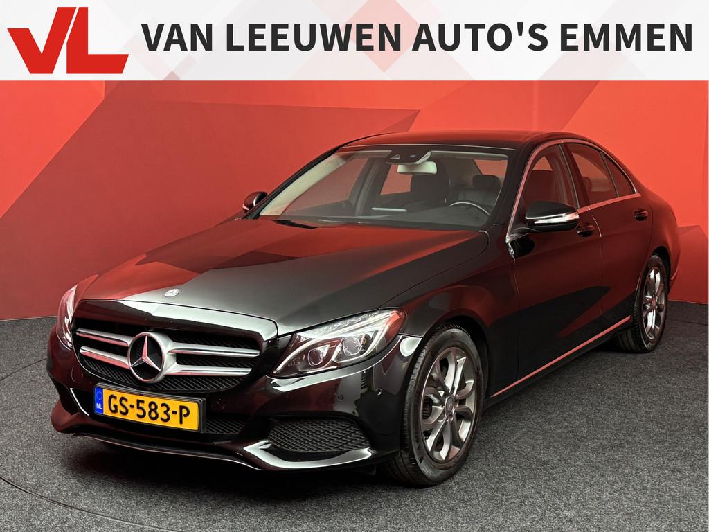 Mercedes-Benz C-Klasse 180 Ambition, Auto's, Automaat, Leder en Stof, Zwart, Bedrijf