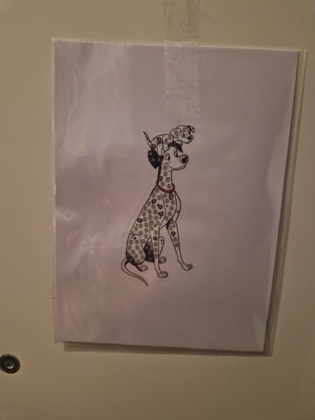 Disney pongo met pup diamond painting sticker, Film en tv, Nieuw, Meerkleurig, Ophalen of Verzenden