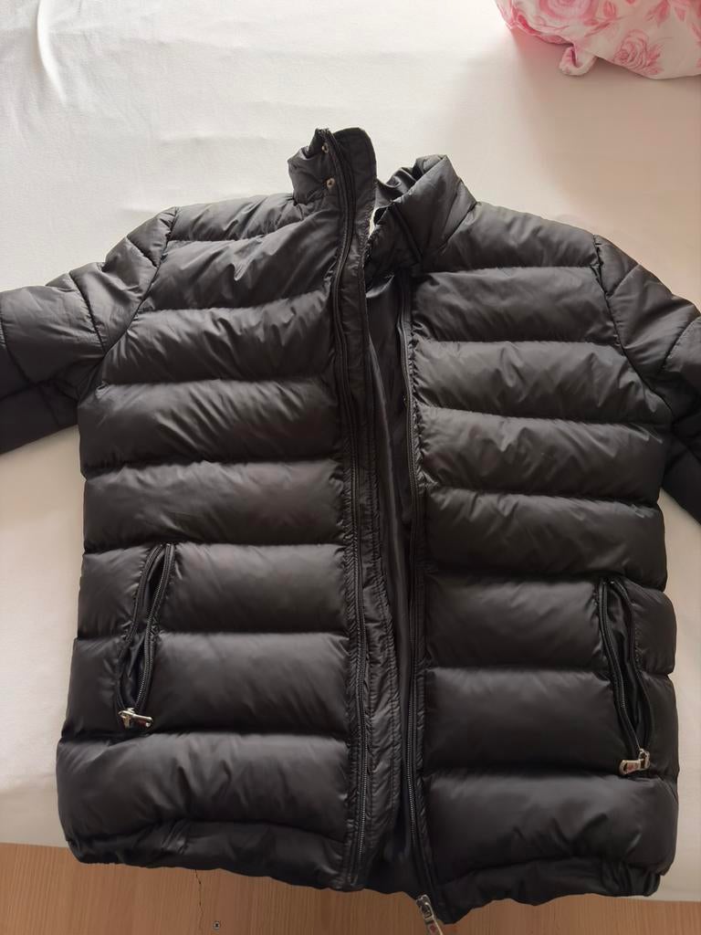 Oude Moncler jas maat L, Ophalen of Verzenden, Gedragen, Zwart