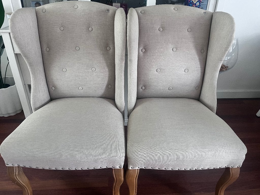 Riviera maison eetkamerstoelen, Ophalen, Gebruikt, Twee, Overige kleuren