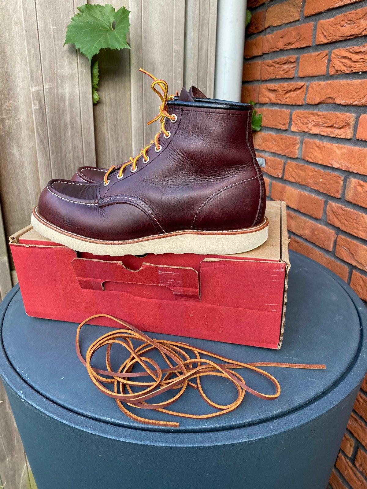 Red Wing 8847 Black Cherry moc US9D/42, Kleding | Heren, Overige kleuren, Boots, Ophalen of Verzenden, Gedragen