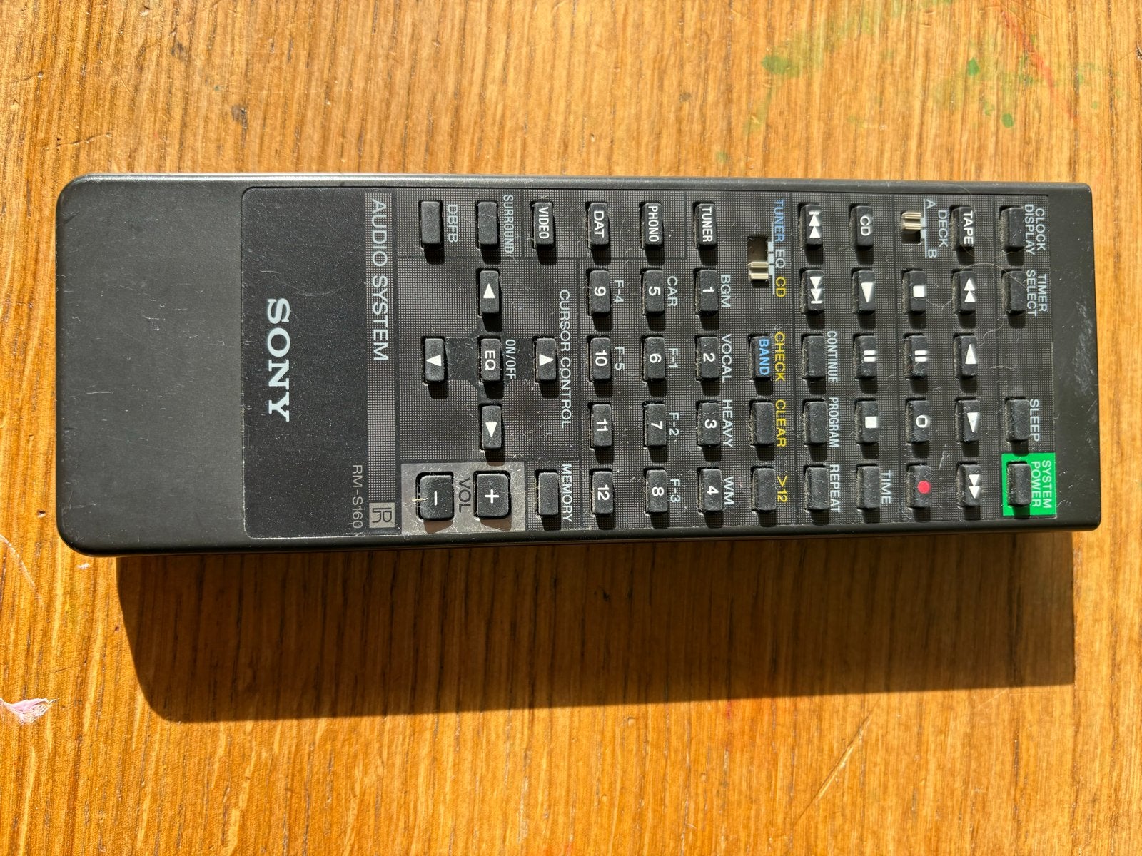 Sony RM-S160 Audio Systeem Afstandsbediening MHC, Gebruikt, Ophalen of Verzenden, Origineel, Mediaspeler