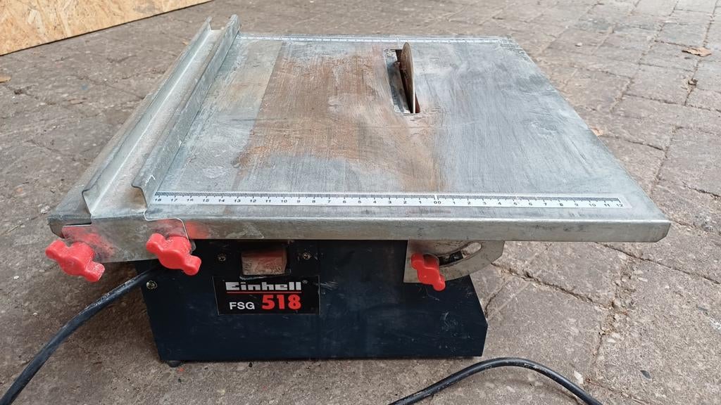 Einhell FSG 518 elektrische Tegelsnijder 500W, Ophalen, Gebruikt, Decoupeerzaag, 30 tot 70 mm