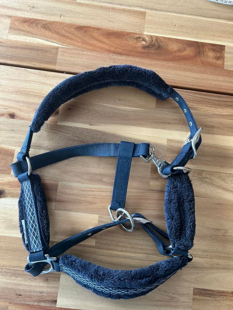 Halster blauw, Dieren en Toebehoren, Ophalen of Verzenden, Zo goed als nieuw, Overige soorten