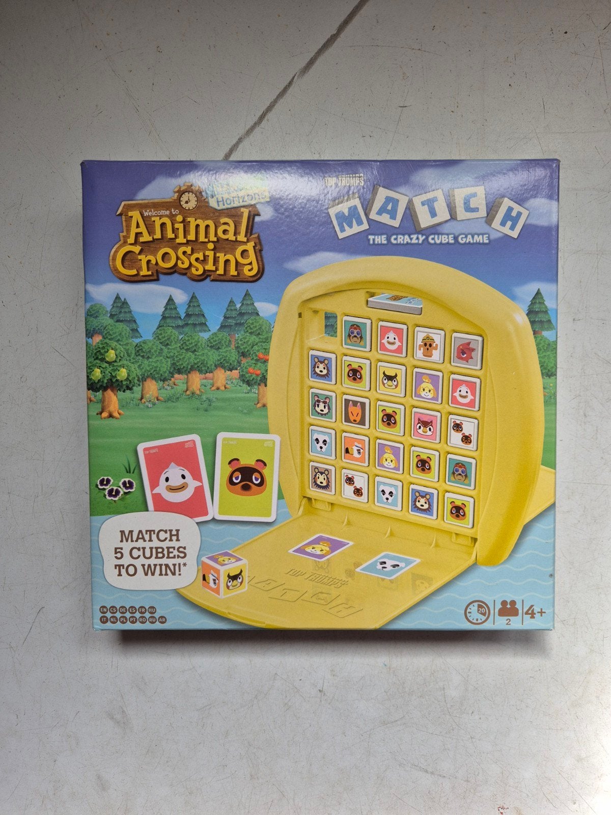 Animal Crossing Match: The Crazy Cube Game, Een of twee spelers, Ophalen of Verzenden, Zo goed als nieuw, Top Trumps