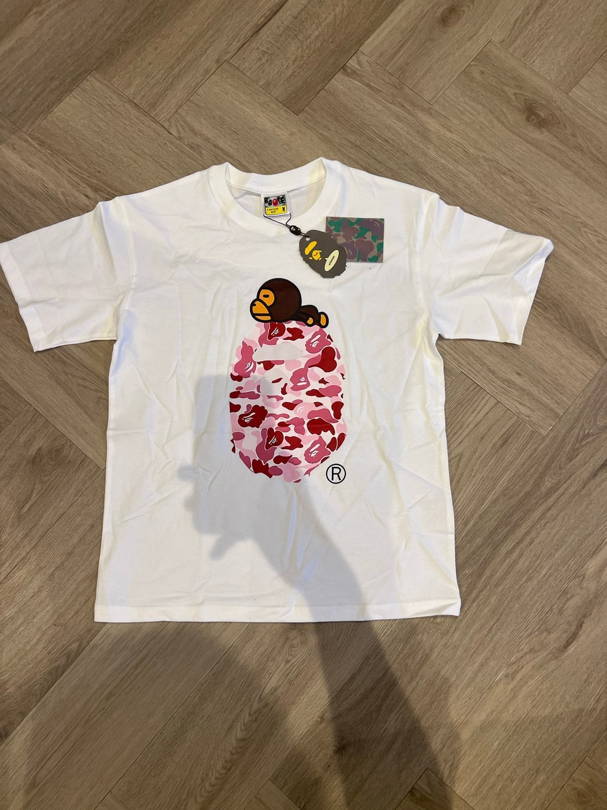 Bape T-shirt - Ongedragen - Maat M, Verzenden, Nieuw, Maat 48/50 (M), Wit