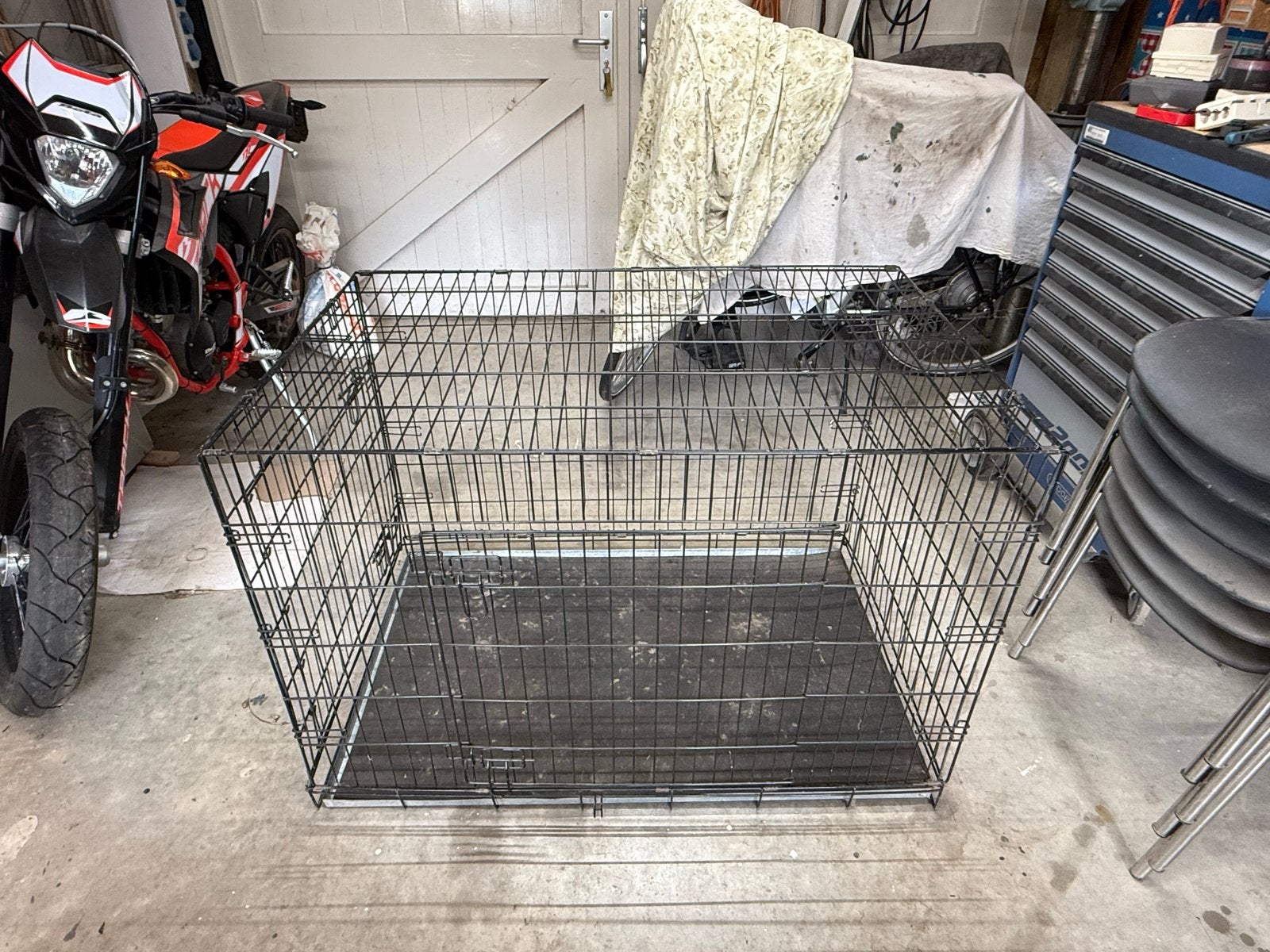 Honden bench 70x110, Dieren en Toebehoren, Ophalen, Gebruikt
