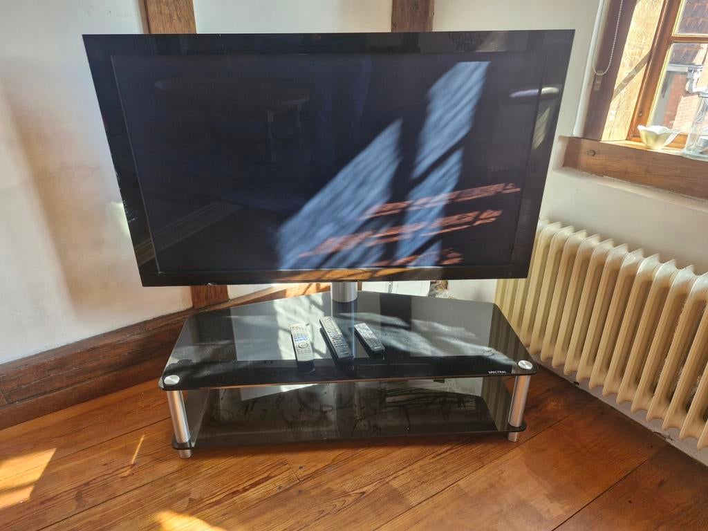 Pioneer Plasma TV PDP-LX5080D met glazen meubel, Audio, Tv en Foto, Televisies, Ophalen, Gebruikt, 50 Hz, Pioneer
