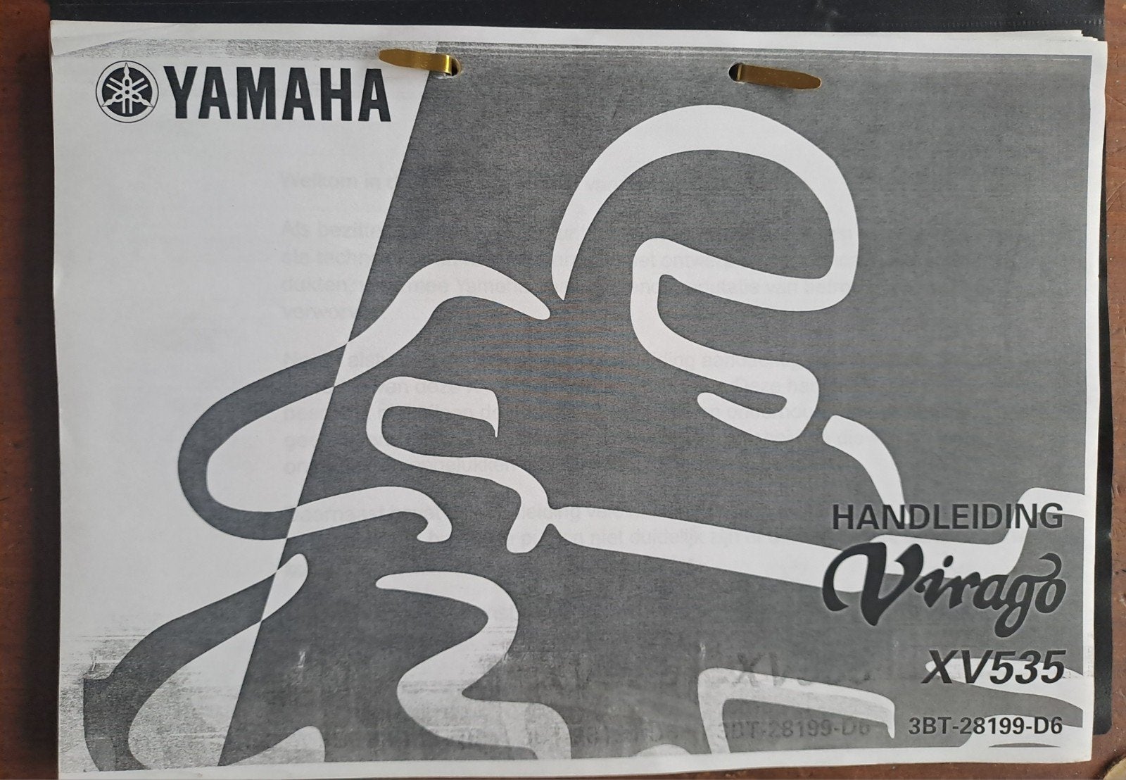Yamaha Virago XV535 Handleiding, Ophalen, Yamaha