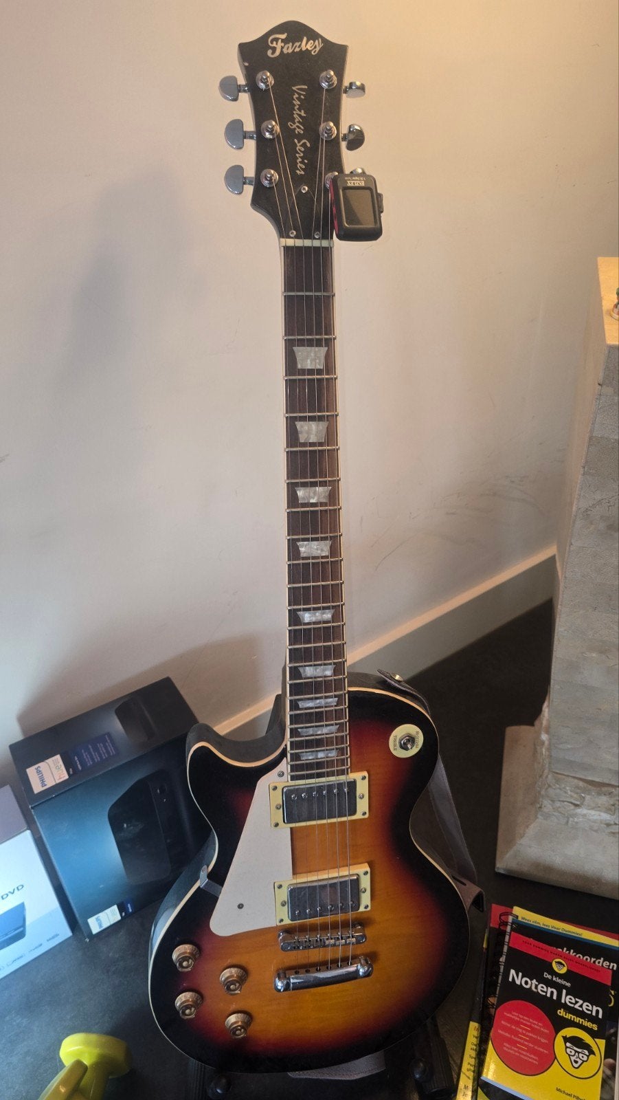 Fazley Vintage Series elektrische gitaar met accessoires, Ophalen, Nieuw, Solid body, Overige merken