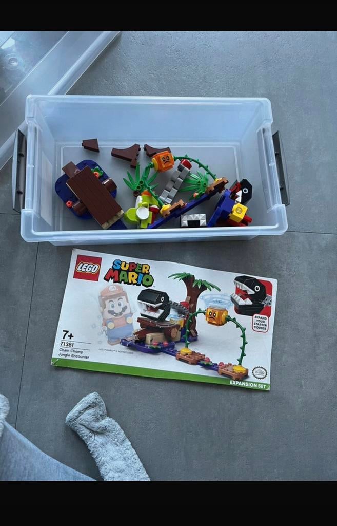 Lego interactive mario chain chomp jungle encounter 71381, Ophalen of Verzenden, Zo goed als nieuw