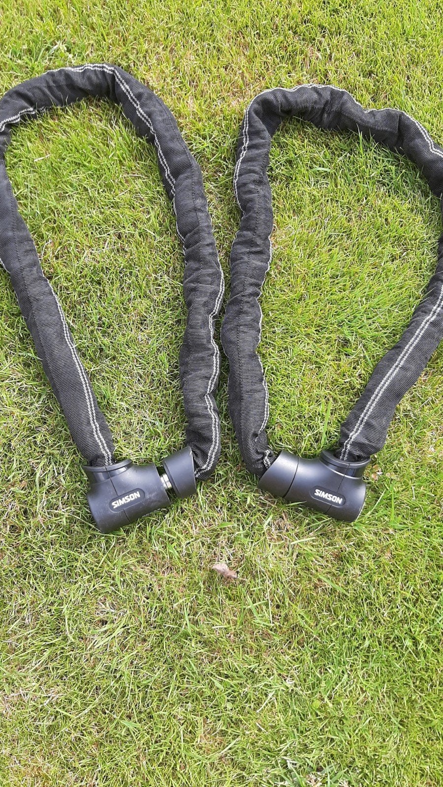 Simson Kettingsloten (2 stuks) - Zwart, Ophalen, Nieuw, Kabelslot