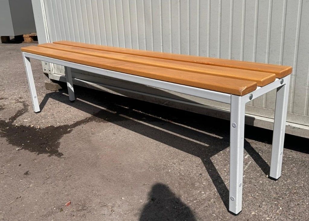 Kleedkamerbank, garderobebank terrasbank zitbank, Ophalen, Gebruikt, Hout