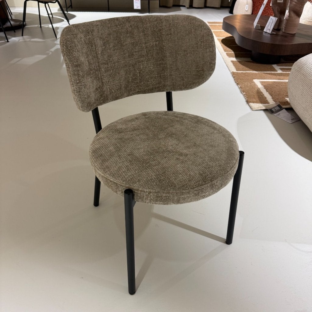 Eetstoel Oasis - Taupe - Set van 6 - By-Boo, Huis en Inrichting, Niet ingevuld, Niet ingevuld, Niet ingevuld