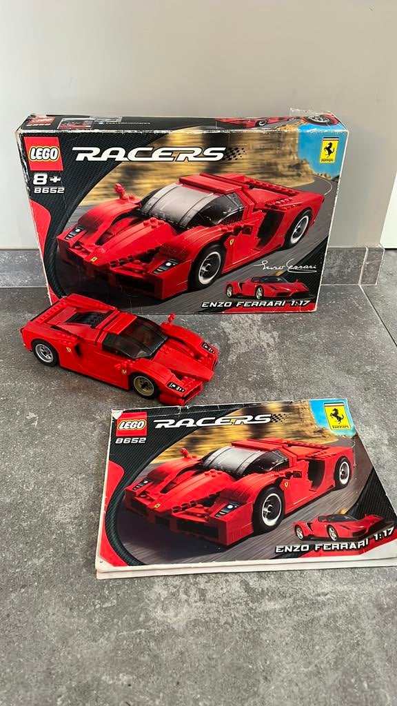 Lego Racers 8652 Ferrari Enzo, Ophalen, Zo goed als nieuw