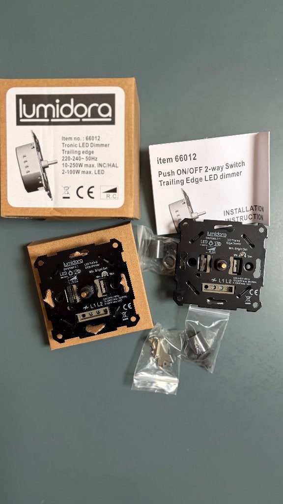 Lumidora Tronic LED dimmers (2), Ophalen of Verzenden, Zo goed als nieuw, Overige merken, Schakelaar