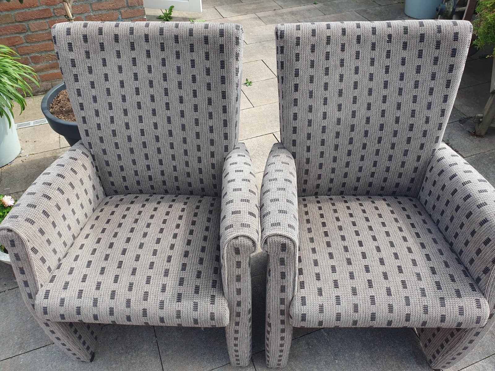 stoelen, fauteuils, stoel op wieltjes, Ophalen, Gebruikt, Twee