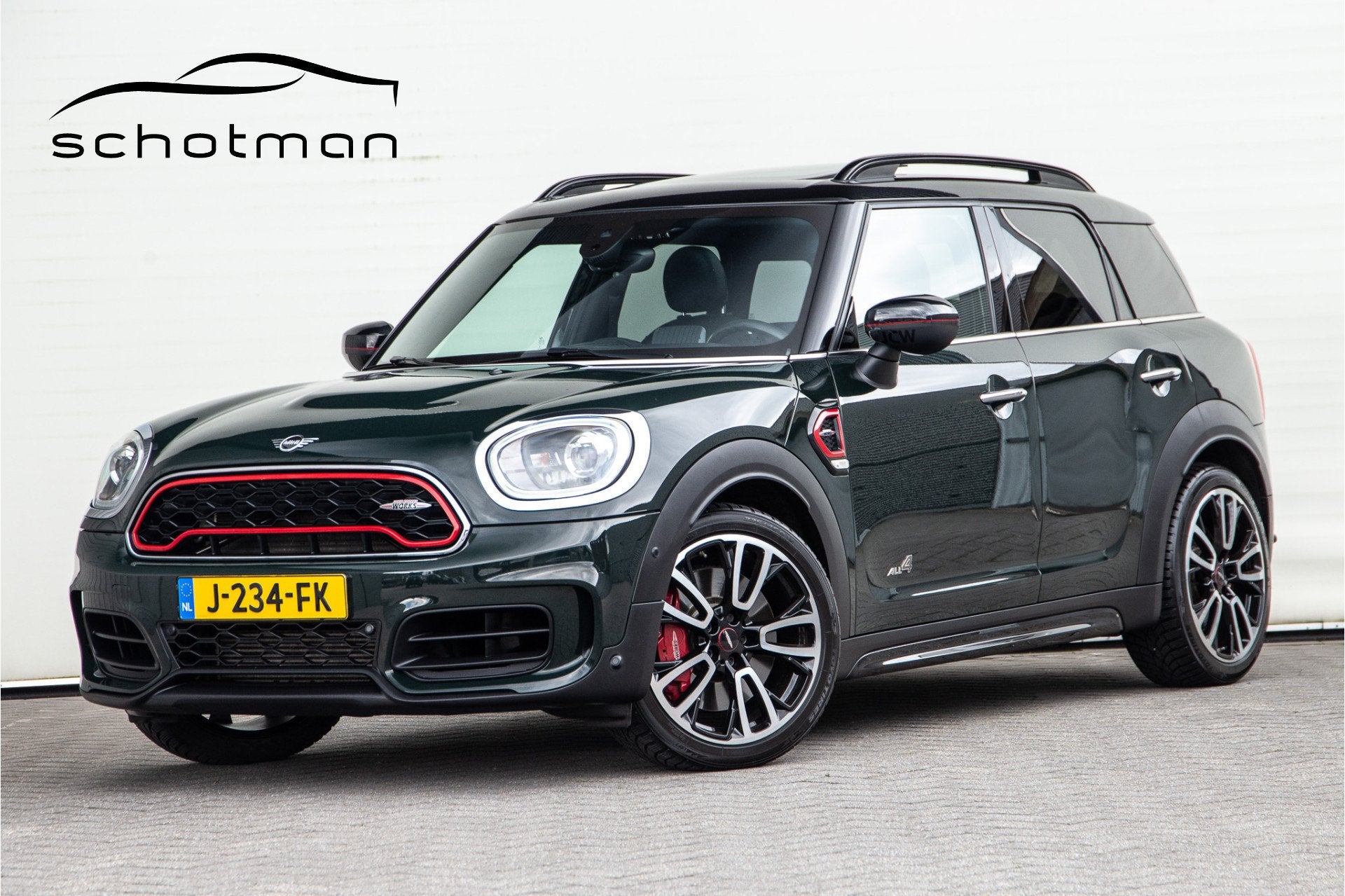 MINI Countryman 2.0 John Cooper Works ALL4 Chili Pano, Leder, Automaat, 1998 cc, Gebruikt, Bedrijf