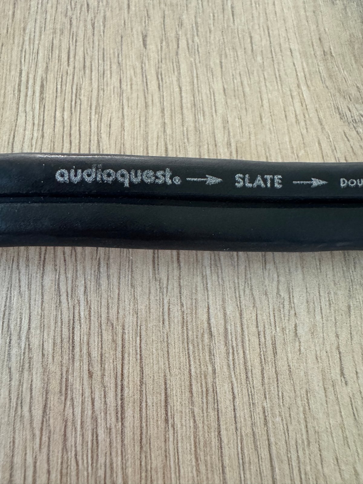 Audioquest Slate Luidsprekerkabel 2x2.5 meter, Ophalen of Verzenden, Gebruikt, 2 tot 5 meter, Luidsprekerkabel