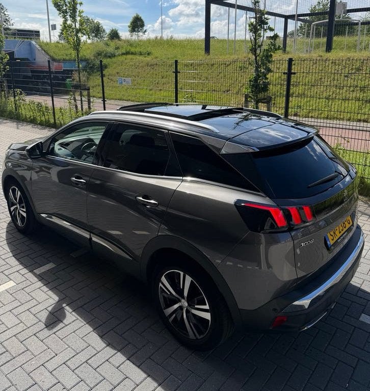 Peugeot 3008 GT-Line 1.6 Eat6|Panodak|Leder|Massage|Stverw.!, Lichtsensor, Zwart, 4 cilinders, Particulier
