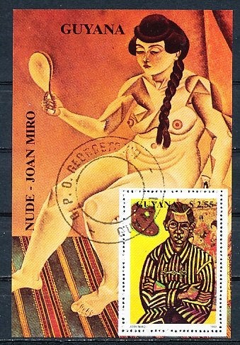 Guyana 1990 M3179 blok 98 gest., Ophalen of Verzenden, Gestempeld, Zuid-Amerika