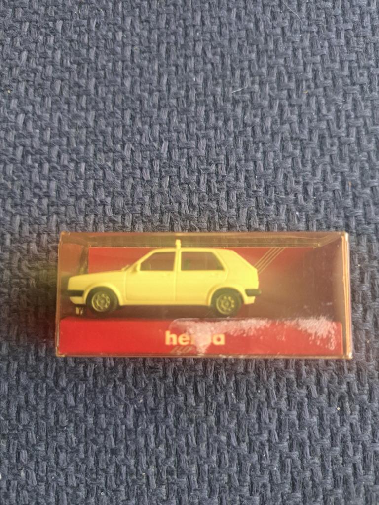 Herpa model vw golf "fahrschule", Auto, West germany, Zo goed als nieuw, N.b