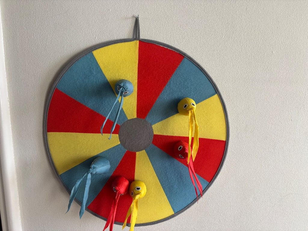 Dartbord kind, Ophalen, Gebruikt, Ontdekken