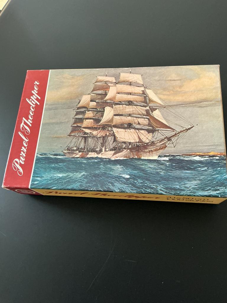 Van Nelle puzzel, theeclipper., Ophalen of Verzenden, 500 t/m 1500 stukjes, Zo goed als nieuw