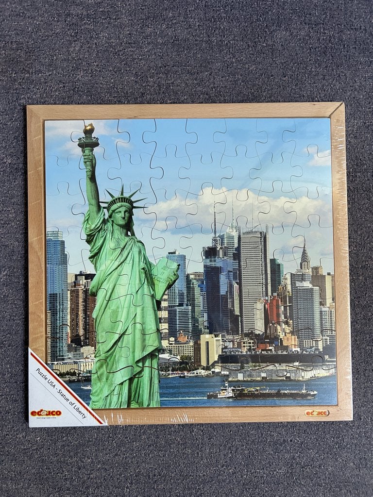 Puzzel Educo " Vrijheidsbeeld", Ophalen, Minder dan 500 stukjes, Nieuw, Legpuzzel