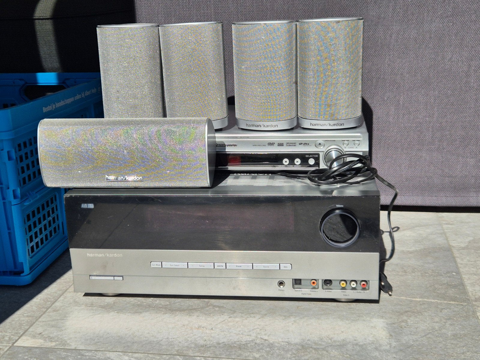 Harman Kardon 5.1 Home Cinema Set met alle kabels, Audio, Tv en Foto, Home Cinema-sets, Overige merken, Gebruikt, 70 watt of meer
