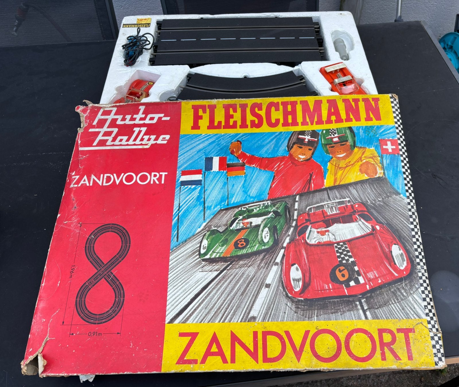 Fleischmann Auto-Rallye Zandvoort, Ophalen, Fleischmann, Zelf te bouwen, Elektrisch