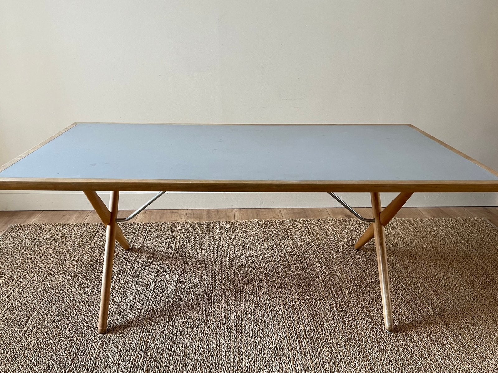 PP85 Cross Legged Table, Huis en Inrichting, Tafels | Eettafels, Gebruikt, 50 tot 100 cm, 150 tot 200 cm, Vijf personen of meer