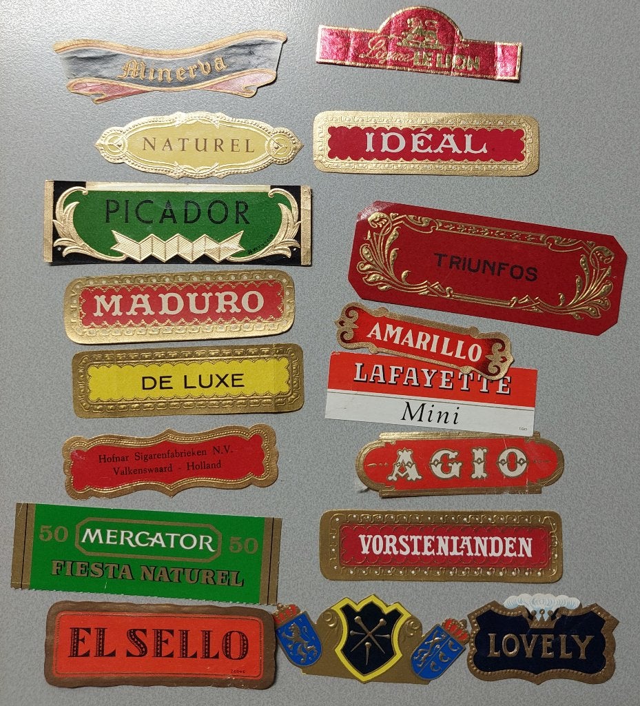 Sigarenbandjes, Ophalen of Verzenden, Gebruikt, Sigarenbandjes