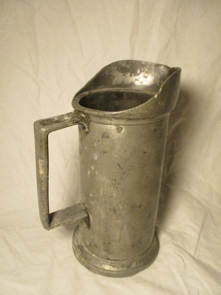 antiek bierpul van tin, Ophalen of Verzenden