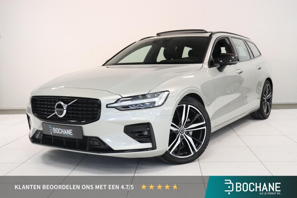 Volvo V60 2.0 B4 R-Design | Panoramadak | Harman Kardon | Ca, 4 cilinders, Leder en Stof, Origineel Nederlands, 102 €/maand